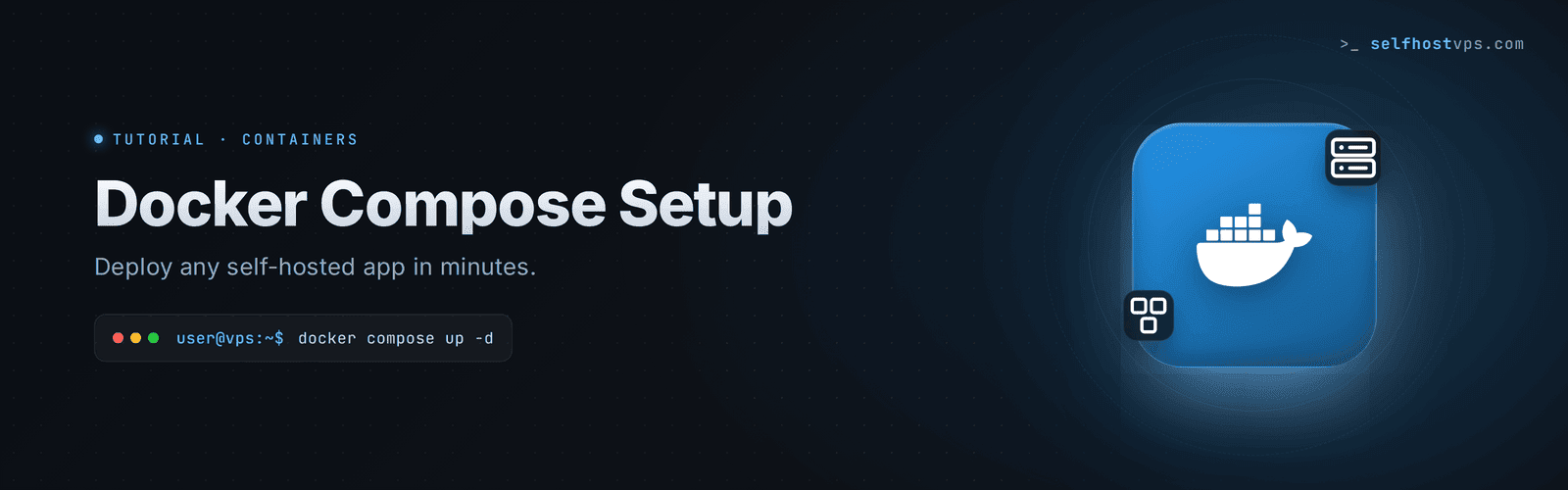 Docker Compose VPS setup hero banner