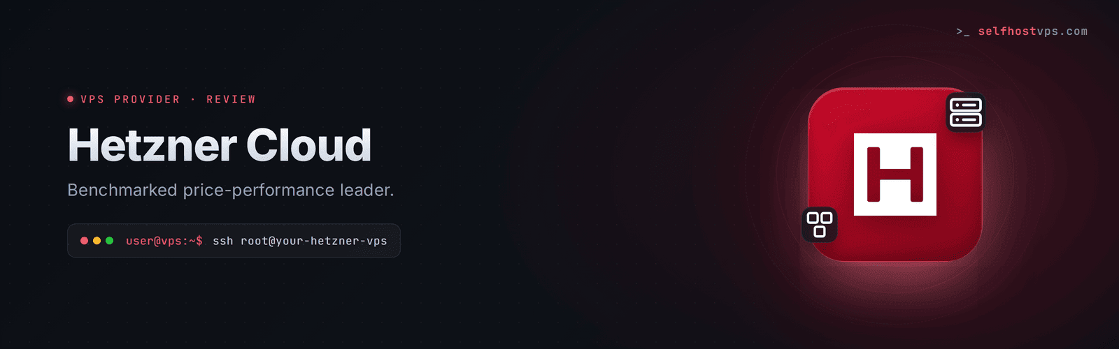 Hetzner Cloud VPS hosting hero banner