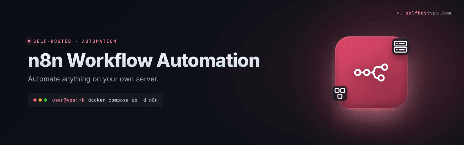 n8n automation VPS hero banner