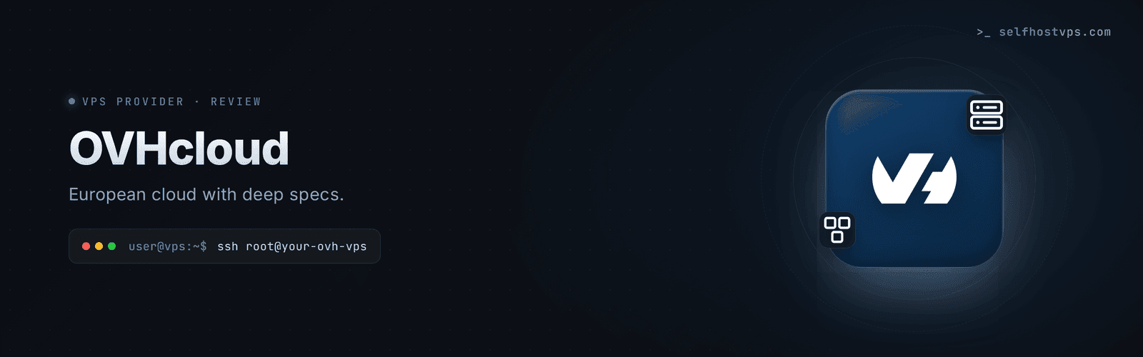 OVHcloud for VPS hero banner