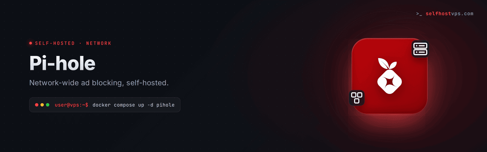 Pi-hole ad blocker VPS hero banner