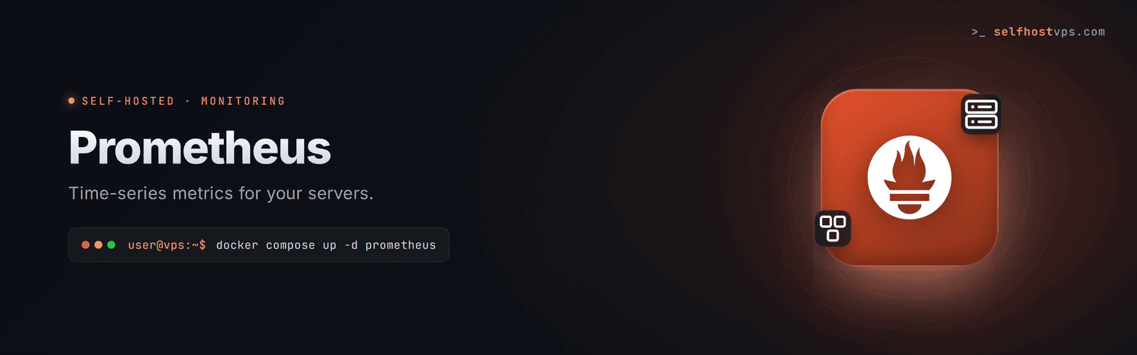 Prometheus metrics VPS hero banner