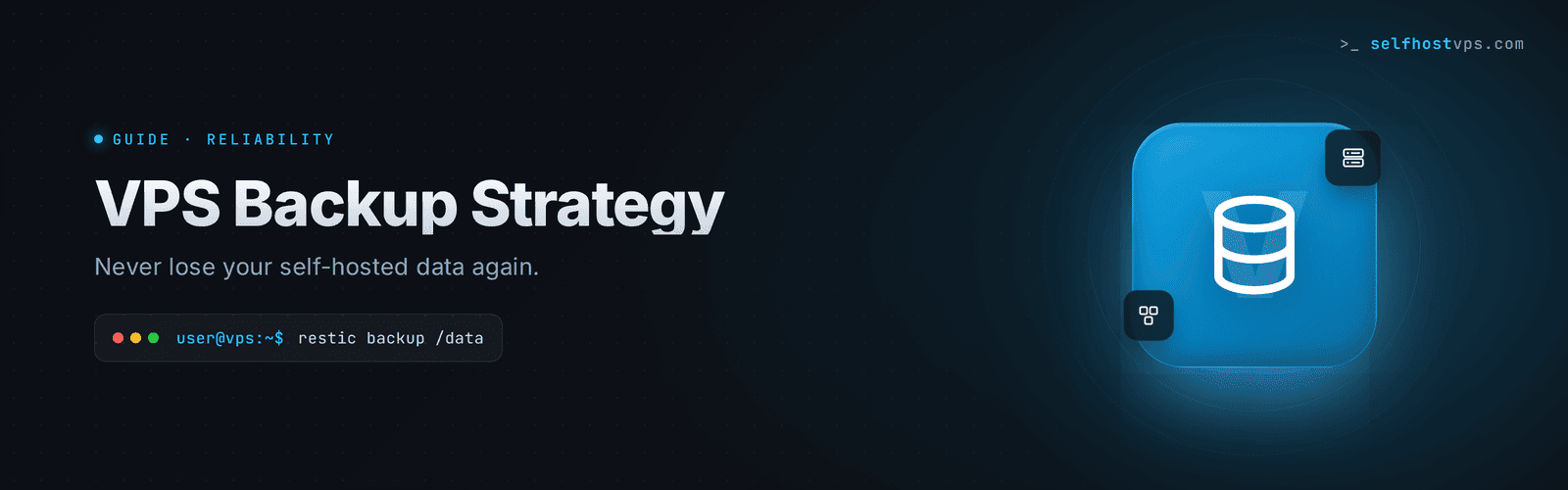 VPS backup strategy hero banner
