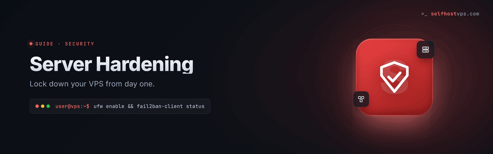 VPS security hardening hero banner